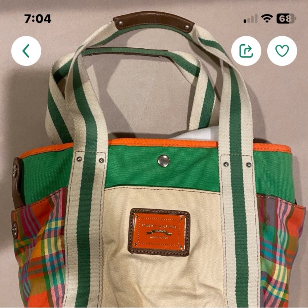 Colorful Striped Tote Bag